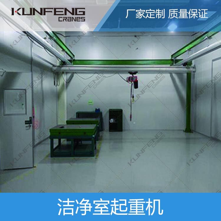 手机面板厂无尘车间天车