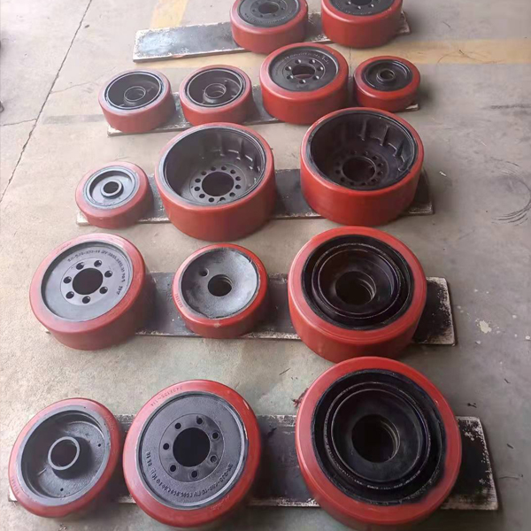 工业重型聚氨酯叉车轮胎